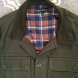 J Crew Mercantile Flannel Lined Barn Jacket